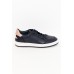 Ajax Navy Star Leather Sneaker